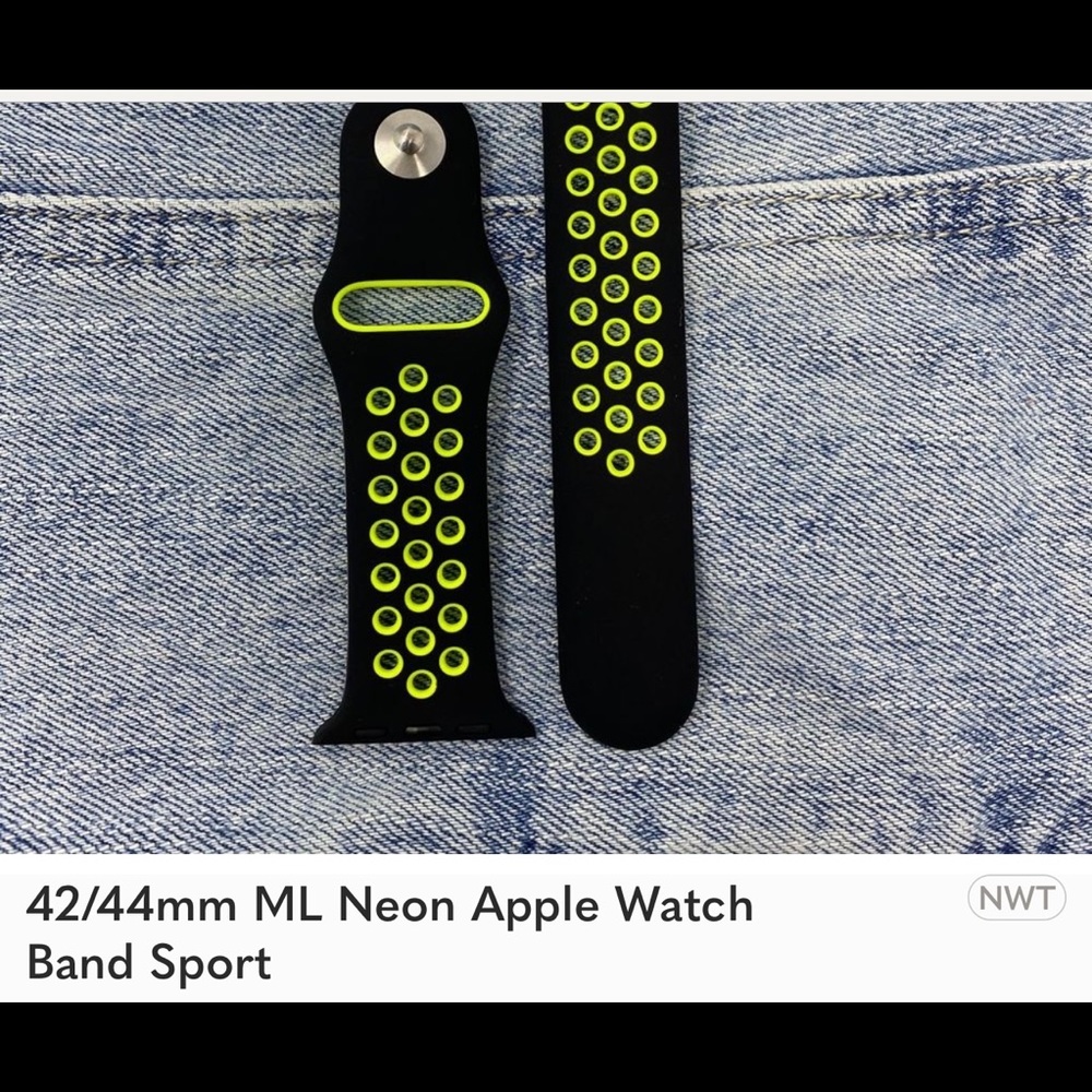 42/44mm ML Neon Apple Watch Band Sport